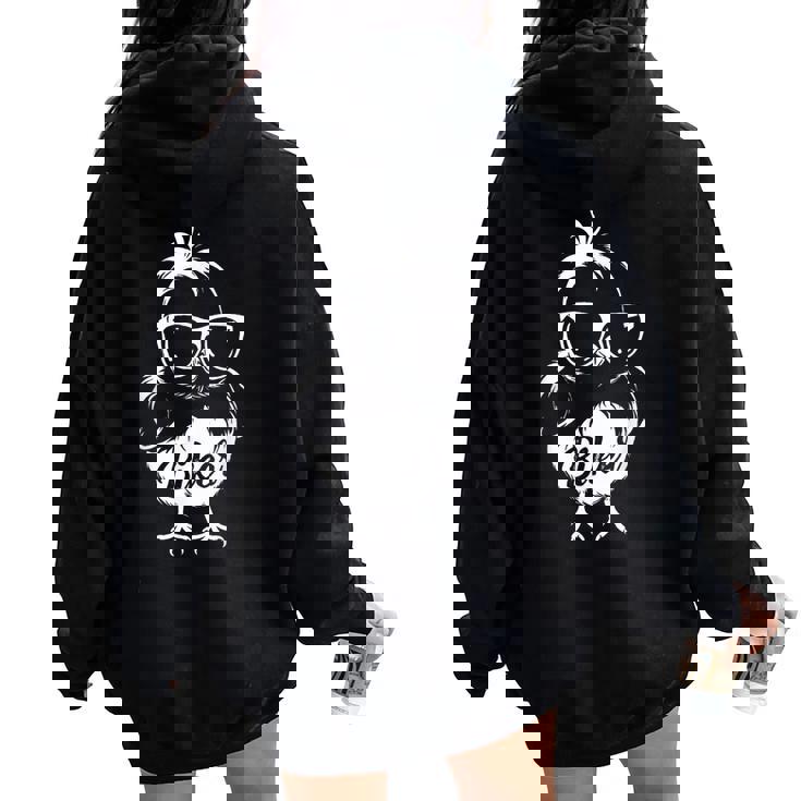 Biker Motorcycle Chick Rider Motorbike Women Women Oversized Hoodie Back Print