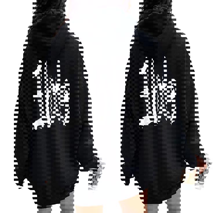 Vintage Distressed Elote Corn For Woman Lover Women Oversized Hoodie Back Print