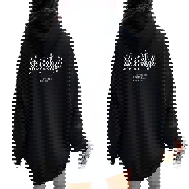 God Is Faithful Christian Faith Bible Verse Women Oversized Hoodie Back Print God Is Faithful Christian Faith Bible Verse Women Oversized Hoodie Back Print
