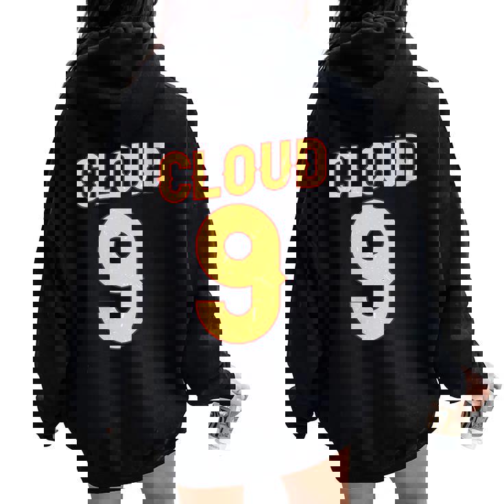 Joli Costume Nuage Jaune Orange 9 Pour Homme Et Sweat à capuche oversize pour femme avec imprimé dans le dos