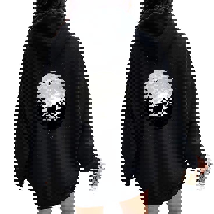 Lagotto Romagnolo Luna Perro De Agua Español Perro Trufa Women Oversized Hoodie Back Print