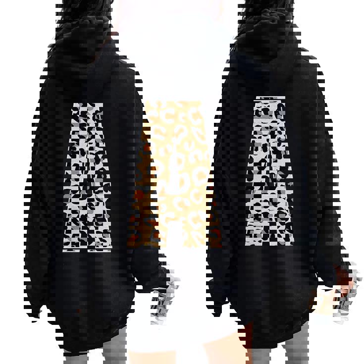 Je M'en Fou I Don't Care Sweat à Capuche Oversize Pour Femme Avec Imprimé Dans Le Dos