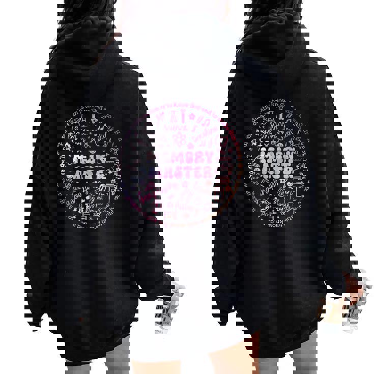 Memory Master Classical Conversation Homeschool Mom Women Oversized Hoodie Back Print