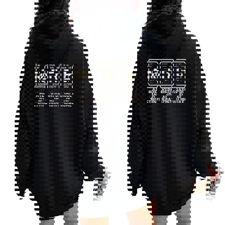 Mother's Day Novelty Mother's Day Women Oversized Hoodie Back Print