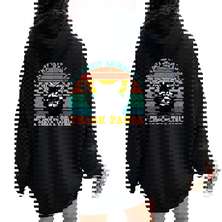 My Spirit Animal Raccoon Hoodie – Oversized Back Print for Women My Spirit Animal Raccoon Hoodie – Oversized Back Print for Women