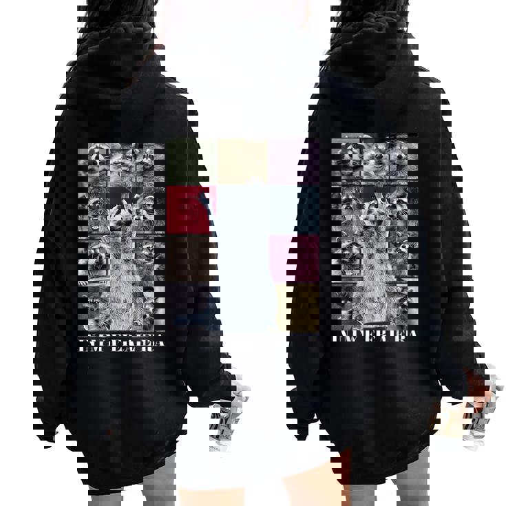 Raccoon Meme Hoodie - Oversized Unisex Style | Fun Back Print Raccoon Meme Hoodie - Oversized Unisex Style | Fun Back Print