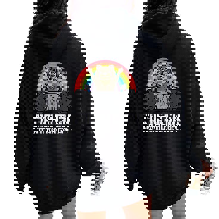 Raccoon Trash Can Hoodie - Oversized Street Style for Men, Women & Kids