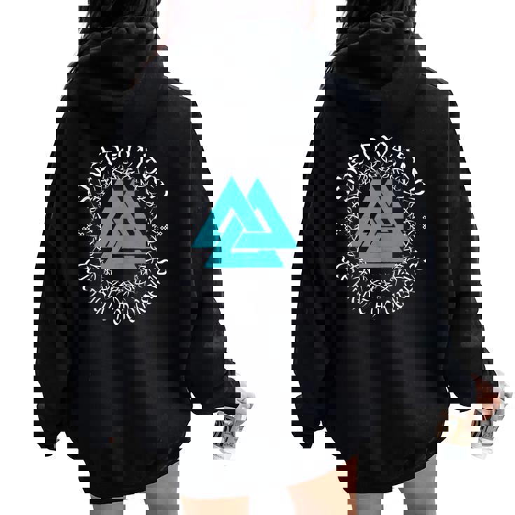 Shield-Maiden We Fight For Ourselves Valkyrie Women Viking Tank Top Women Oversized Hoodie Back Print