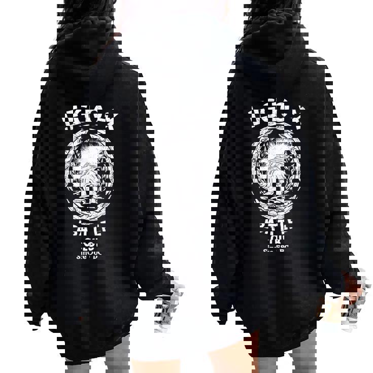 Spqr Legio X Centurión Romana Women Oversized Hoodie Back Print