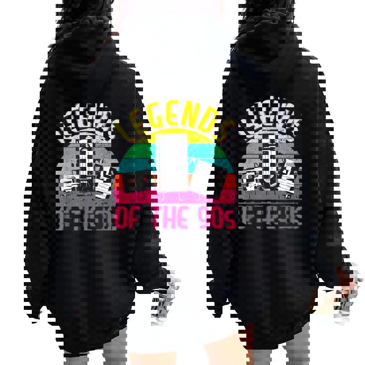 Tenue De Fête Des Années 90 Pour Homme Et Costume Des Années 90 Légendes Des Années 90 Sweat à capuche oversize pour femme avec imprimé dans le dos