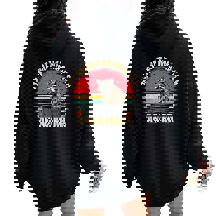 Trash Panda Raccoon Oversized Hoodie for Women - Casual Style
