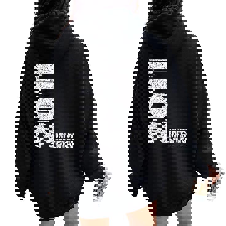 Vintage 2011 Limited Edition Classic 2011 Birthday Women Oversized Hoodie Back Print