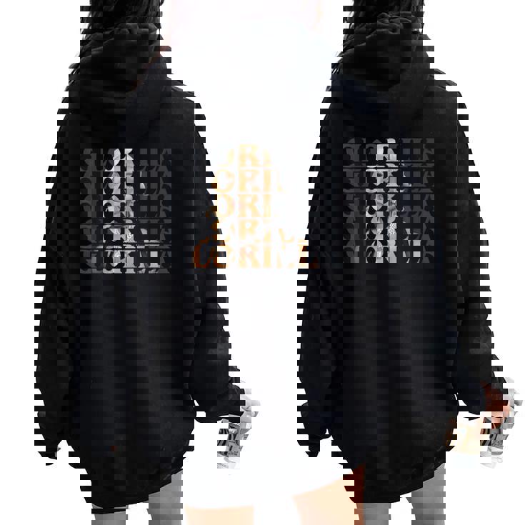 Vintage Glorilla First Name Glorilla Personalized Groovy 80S Women Oversized Hoodie Back Print Vintage Glorilla First Name Glorilla Personalized Groovy 80S Women Oversized Hoodie Back Print