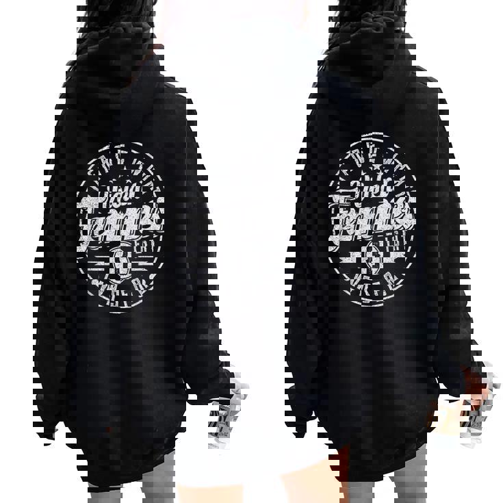 Vintage Retroiolent I Forget What 8 Was For Kiss Of S Women Oversized Hoodie Back Print