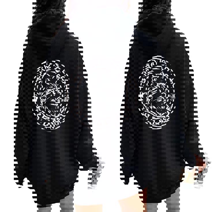 I Workout So I Can Eat Garbage Gym Raccoon Trash Panda Women Oversized Hoodie Back Print