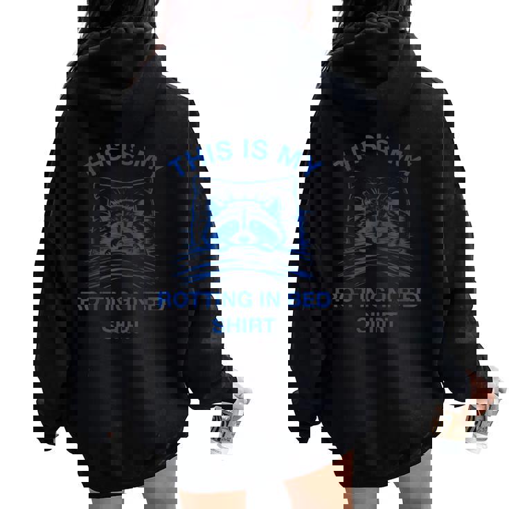 Raccoon Meme Hoodie for Women - Sarcastic Oversized Design