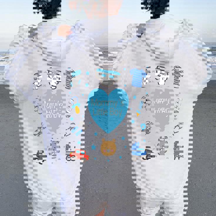 Abdl Ageplay Mommy's Little Boy Bdsm Kawaii Mommydom Dl Manga Larga Women Oversized Hoodie Back Print