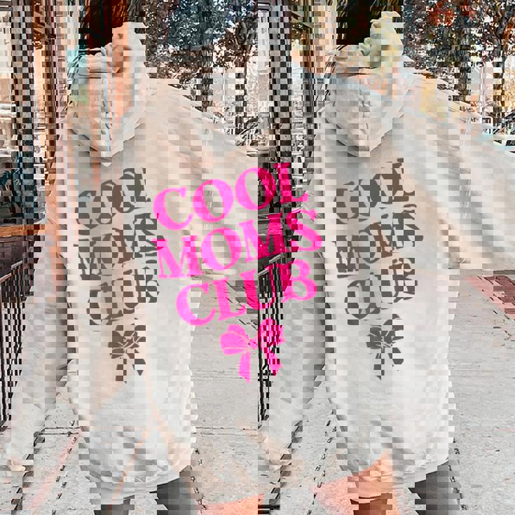 Cool Moms Club Cool Mom Women Oversized Hoodie Back Print