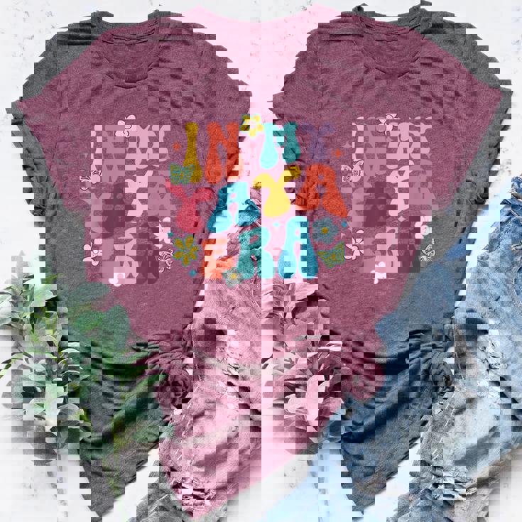 Retro Groovy In My Yaya Era Happy Mother's Day Bella Canvas T-shirt