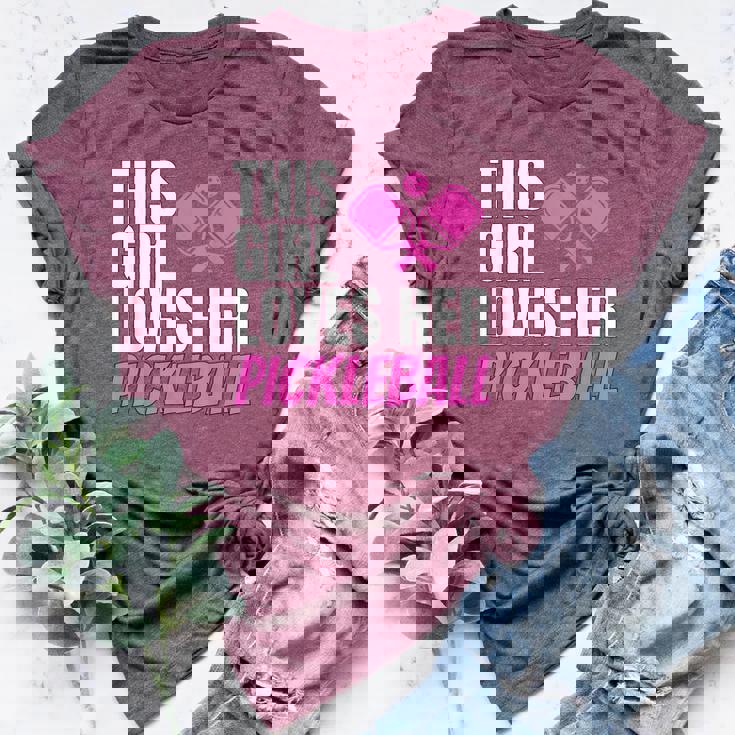 This Girl Loves Her Pickleball Bella Canvas T-shirt This Girl Loves Her Pickleball Bella Canvas T-shirt