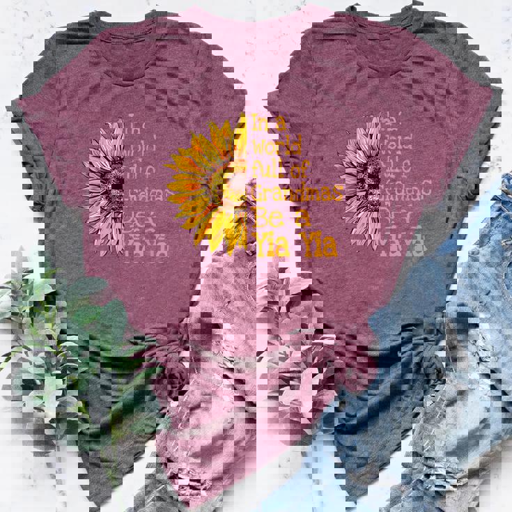 In A World Of Grandmas Be A Yia Yia Greece Greek Grandma Bella Canvas T-shirt