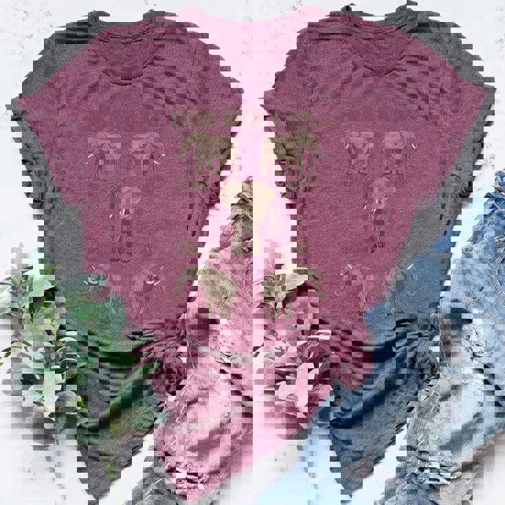 God Says I Am Elephant Lover Men Women Christian Women's Heather T-Shirt