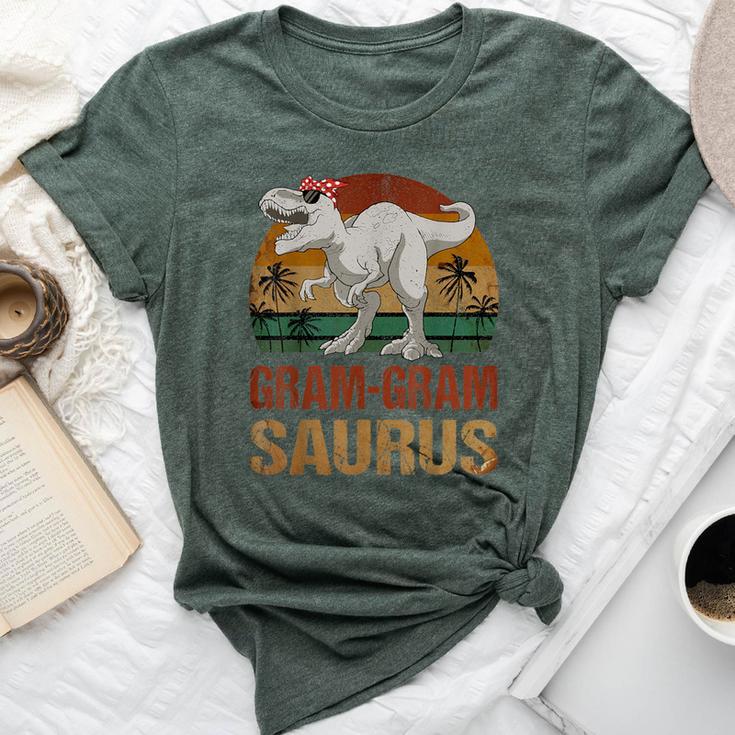 Dinosaur Gram-Gram Saurus Vintage Mother's Day Bella Canvas T-shirt