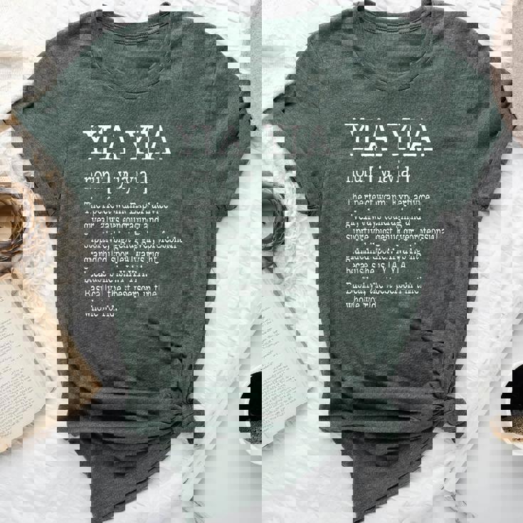 Family For Yia Yia Greek Grandma Ideas Bella Canvas T-shirt