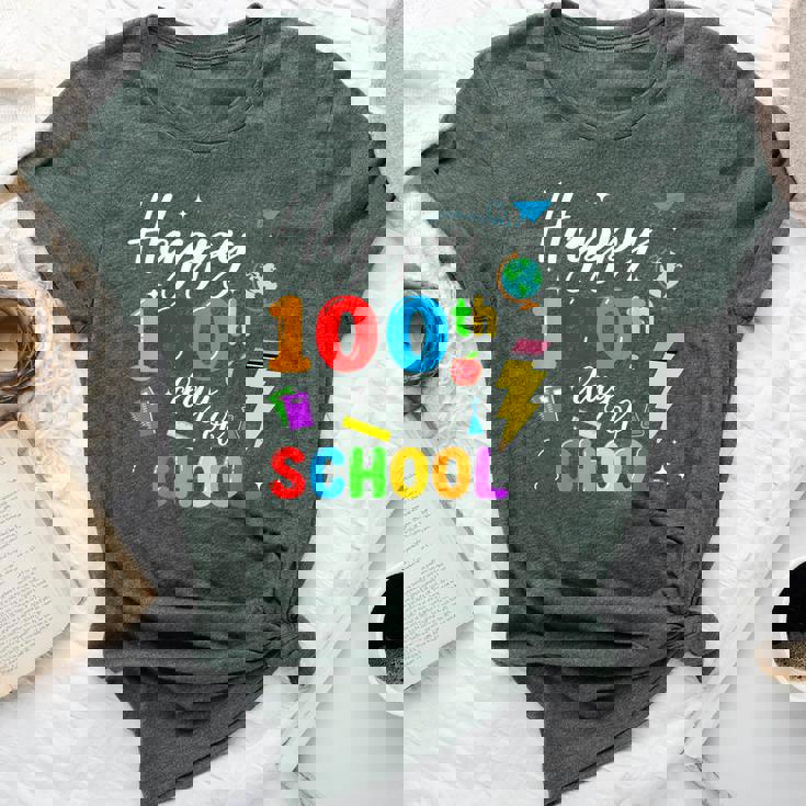 Happy 100 Days Of School Boys Girls 100Th Day Of School Bella Canvas T-shirt