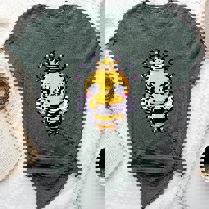 Queen Bee Crown Girls Honey Hive Bee Keeper Bee Bella Canvas T-shirt
