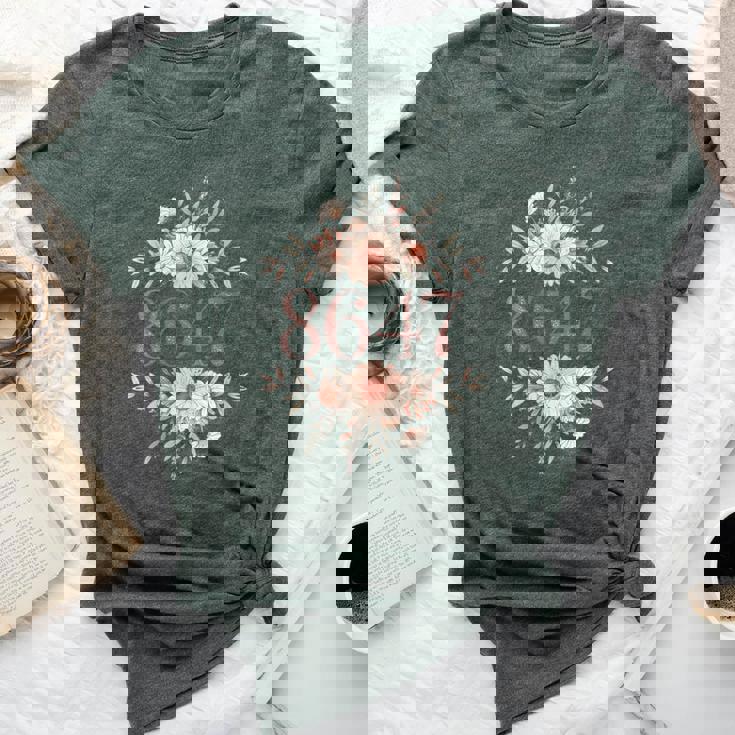 Subtle Anti Trump 8647 Flower Floral Boho President Liberal Bella Canvas T-shirt