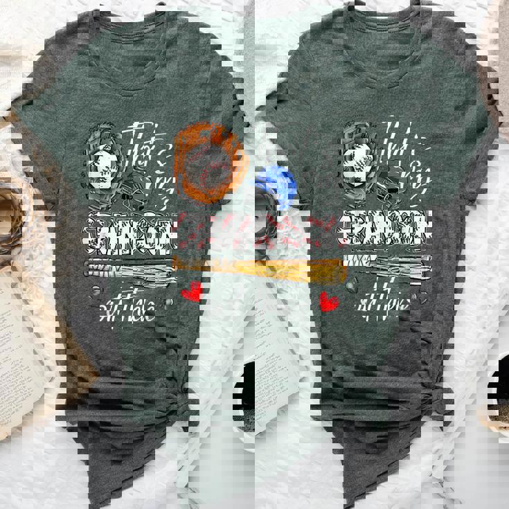 That's My Grandson Out There Baseball Grandma Bella Canvas T-shirt