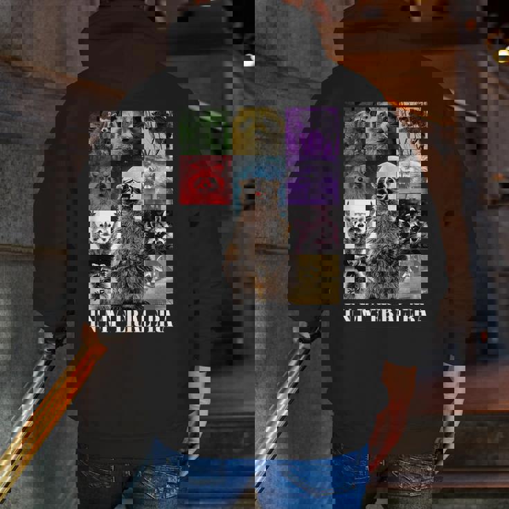 Feral Era Raccoon Hoodie | Quirky Meme Back Print for Men