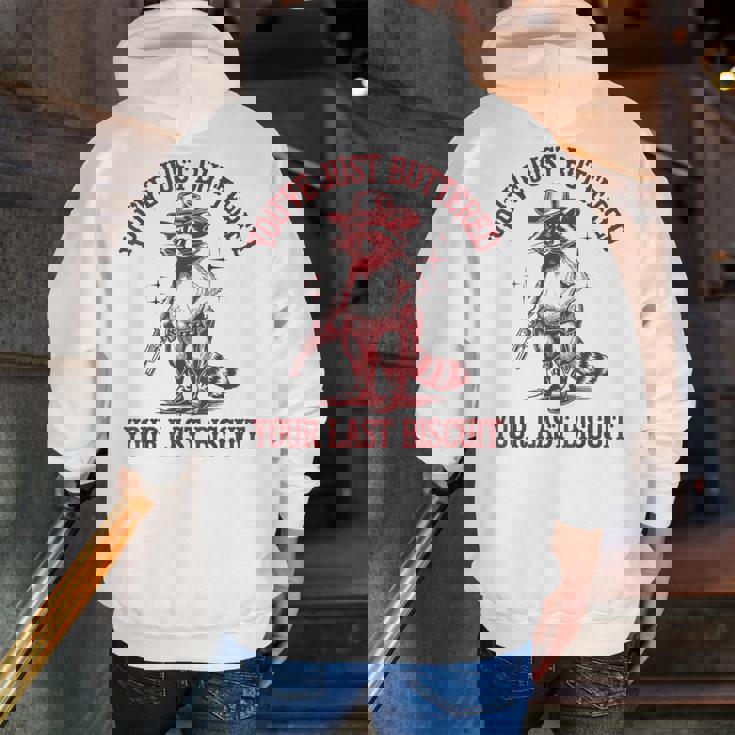 Cowboy Raccoon Men’s Zip Up Hoodie - Funny Western Style
