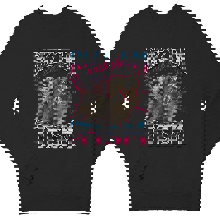Autism Raccoon Youth Sweatshirt - Fun Meme Style for Kids