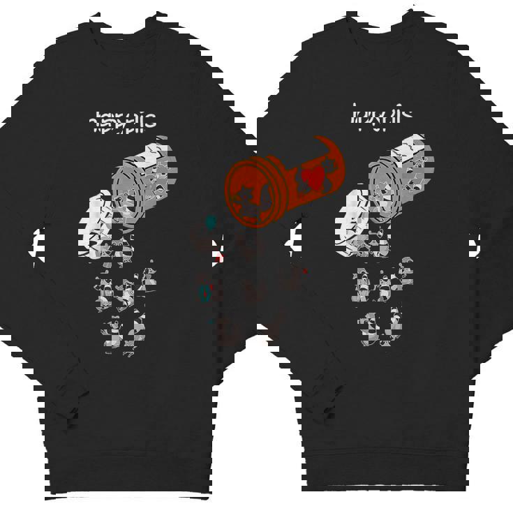 Happy Raccoon Youth Crewneck Sweatshirt - Fun Gift for Animal Lovers