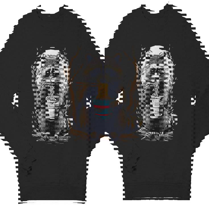 Raccoon Noodle Cup Sweatshirt - Unisex Crewneck, Cozy Casual Wear