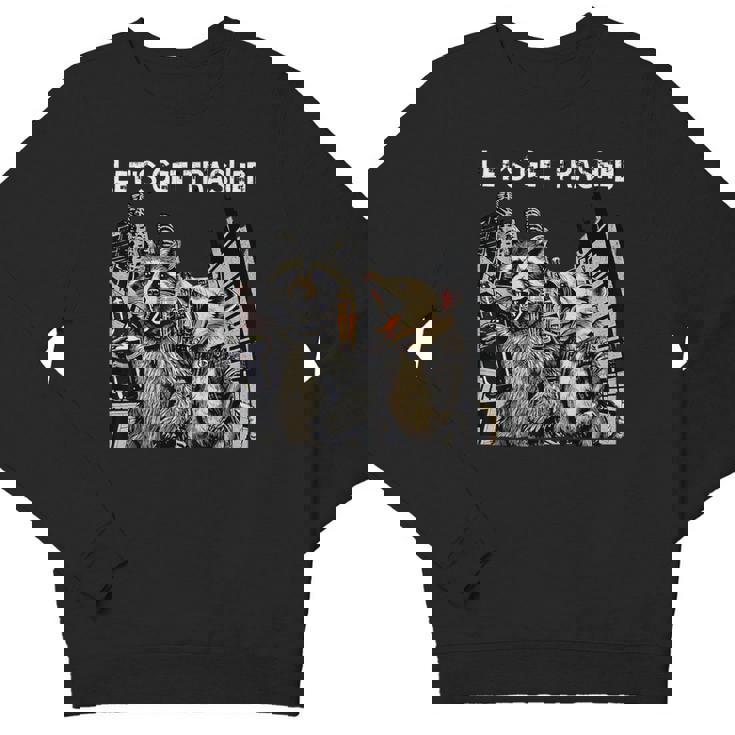 Raccoon & Opossum Youth Sweatshirt - Fun Party Vibes Crewneck
