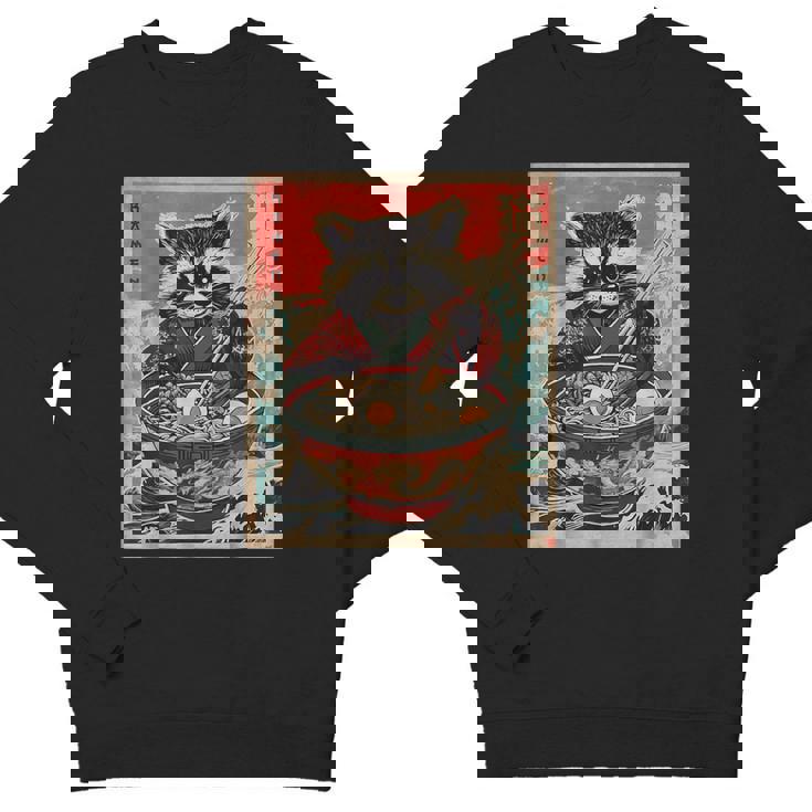 Raccoon Ramen Anime Sweatshirt - Youth Crewneck for Cozy Style