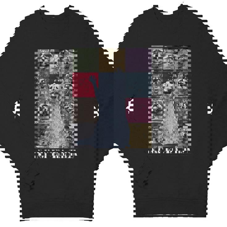 Raccoon Team Trash Youth Crewneck Sweatshirt - Fun Animal Meme