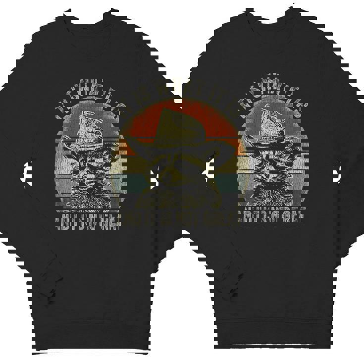 Raccoon Trash Panda Youth Crewneck Sweatshirt - Fun & Quirky Sayings