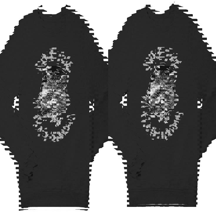 Save The Raccoons Youth Crewneck Sweatshirt | Animal Lover Tee