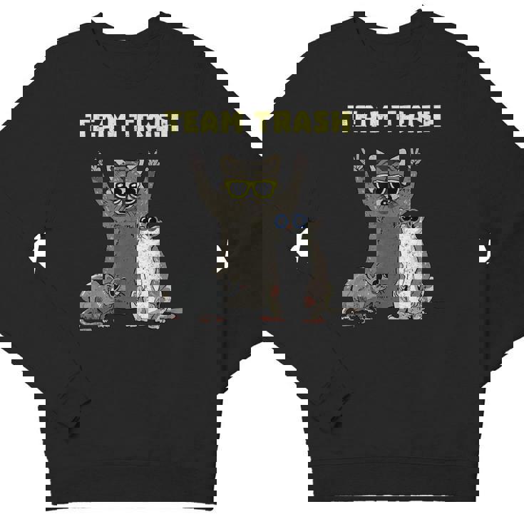 Team Trash Animals Youth Crewneck Sweatshirt - Fun Garbage Gang