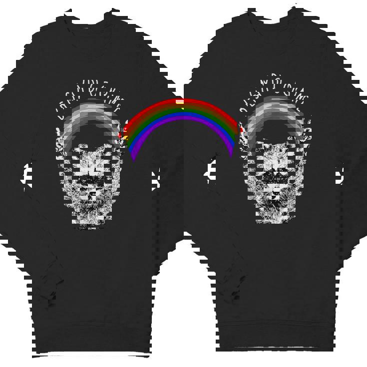 Youth Crewneck Sweatshirt - LGBTQ Pride | Raccoon Design | Be Yourself