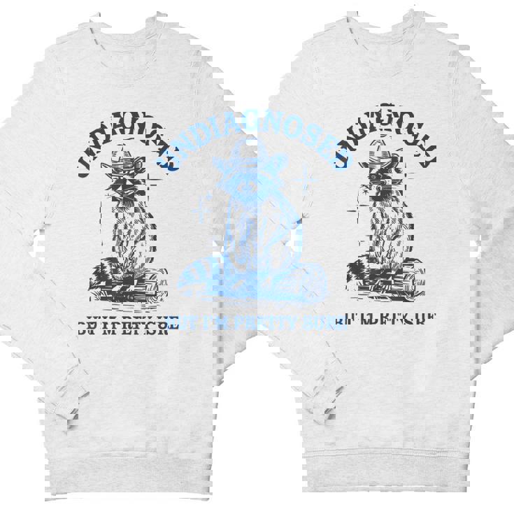 Cowboy Raccoon Meme Youth Crewneck - Fun & Quirky Statement Sweatshirt