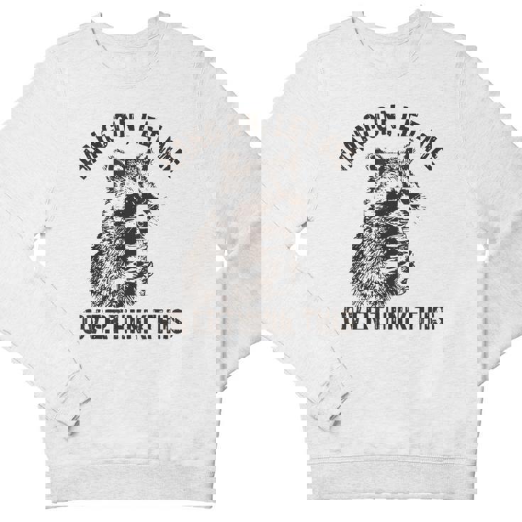 Raccoon Sarcastic Youth Sweatshirt - Hang On Theme