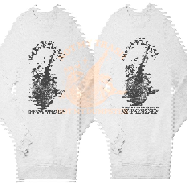 Sarcastic Raccoon Youth Crewneck Sweatshirt - Fun Statement Apparel