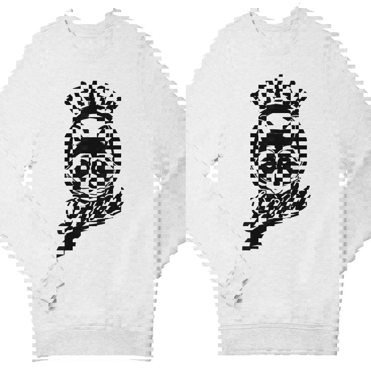 Trash Panda Youth Crewneck Sweatshirt - Cute Raccoon Meme Fun