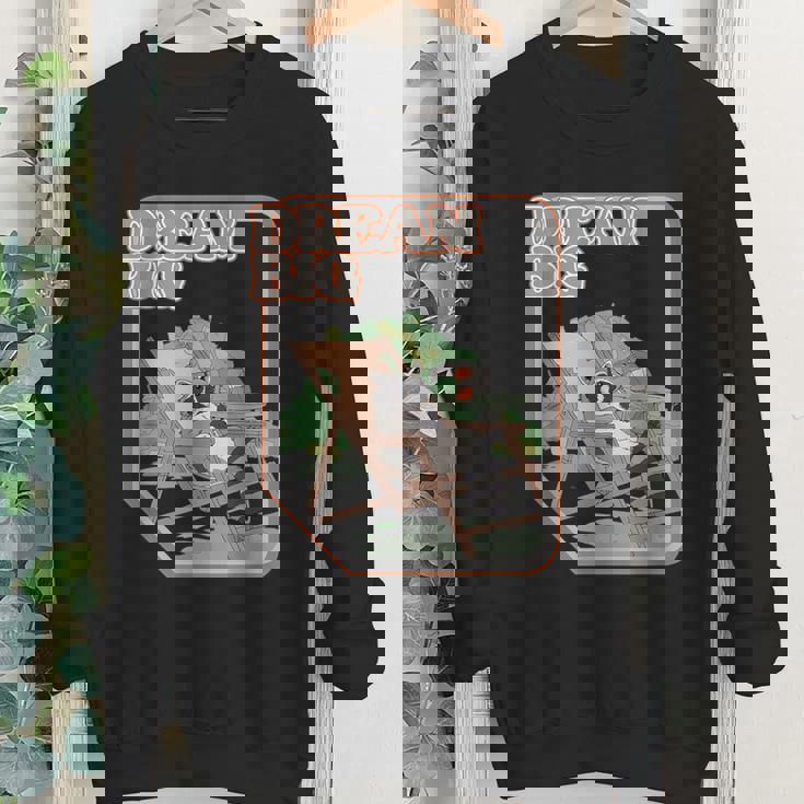 Dream Big Raccoon Youth Sweatshirt - Fun Trash Panda Design