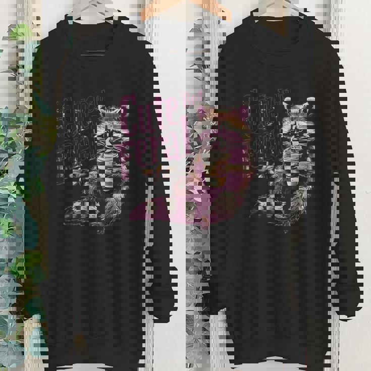 Groovy This Little Light-Of Mine Dumpster Fire Raccoon Youth Crewneck Sweatshirt